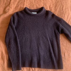 Wine colored Madewell sweater